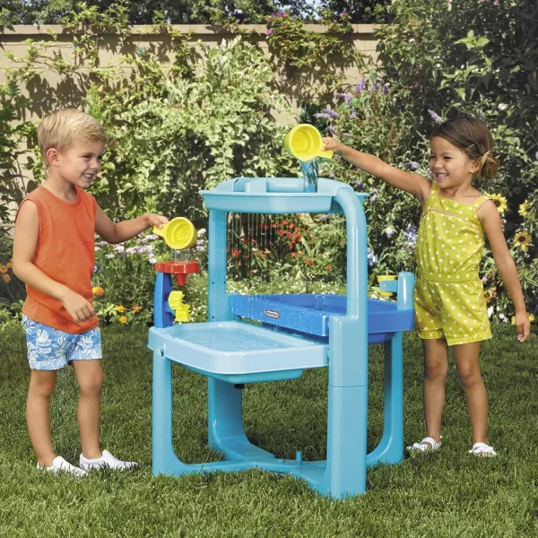 Little Tikes Easy Store Outdoor Folding Water Play Table with Accessories for Kids Children Boys ampamp Girls 3 Years Mutlicolor 660429C3Mutlicolor