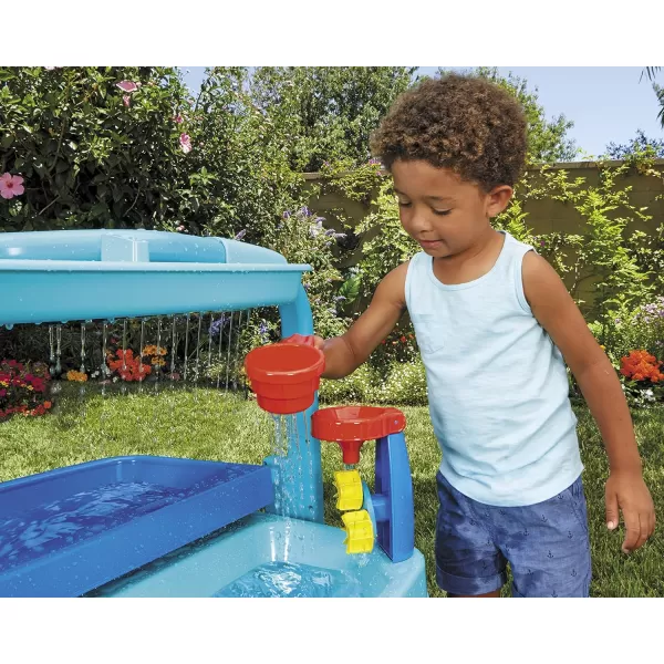 Little Tikes Easy Store Outdoor Folding Water Play Table with Accessories for Kids Children Boys ampamp Girls 3 Years Mutlicolor 660429C3Mutlicolor