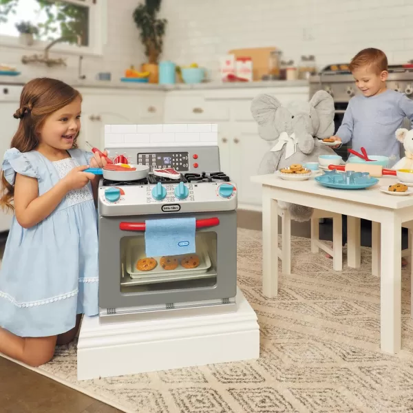 Little Tikes First Oven Realistic Pretend Play Appliance for Kids Play Kitchen with 11 Accessories and Realistic Cooking Sounds Unique Toy MultiColor Ages 2
