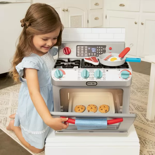Little Tikes First Oven Realistic Pretend Play Appliance for Kids Play Kitchen with 11 Accessories and Realistic Cooking Sounds Unique Toy MultiColor Ages 2