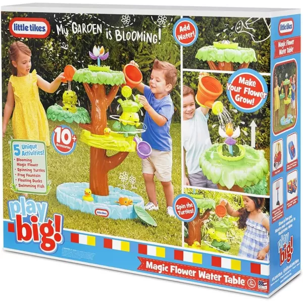 Little Tikes Magic Flower Water Table with Blooming Flower and 10 Accessories Multicolor Model 651342M MediumMulticolor