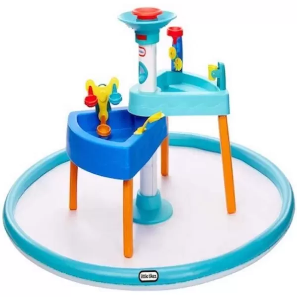 Little Tikes 3in1 Splash n Grow Outdoor Water Play Table with Accessories and Splash Pad for Kids Children Boys ampamp Girls 3 Years