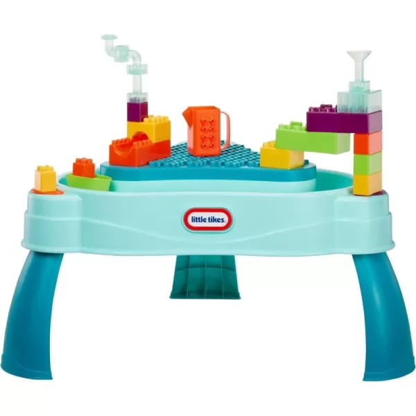 Little Tikes Build ampamp Splash Water Table with 25 Piece Accessories  WetDry Play IndoorOutdoor with Removeable GrowwithMe LegsMulticolor