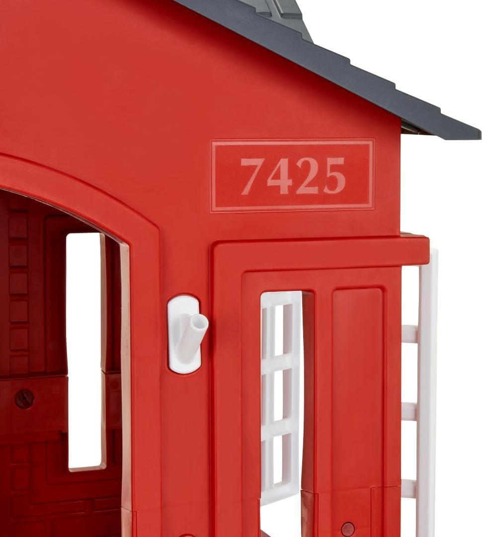 imageLittle Tikes Cape Cottage Playhouse with Working Door Windows and Shutters  Red For Kids 26 Years OldRed