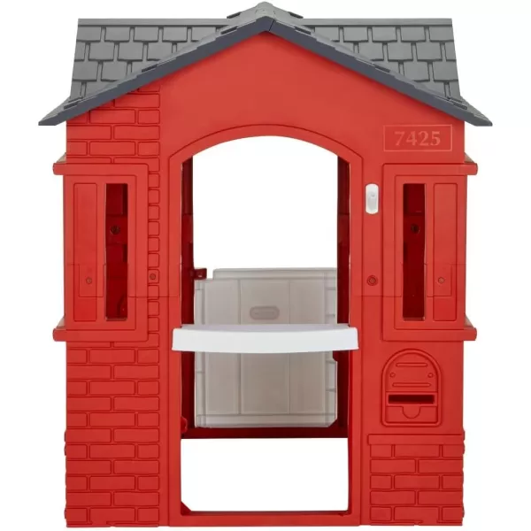 imageLittle Tikes Cape Cottage Playhouse with Working Door Windows and Shutters  Red For Kids 26 Years OldRed