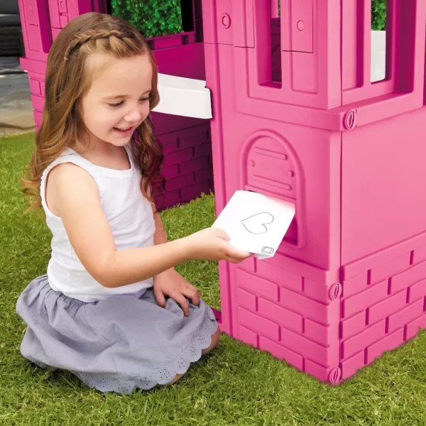 imageLittle Tikes Cape Cottage Playhouse with Working Door Windows and Shutters  Tan Toddlers Ages 2 YearsPink