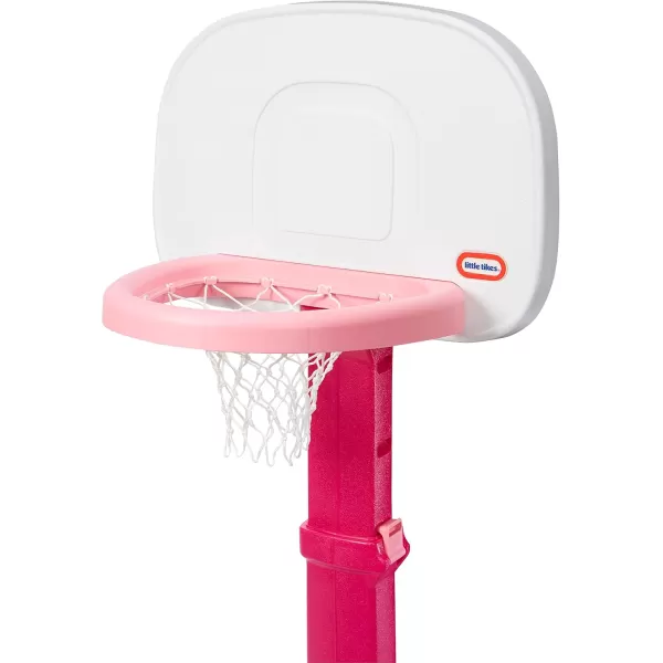 imageLittle Tikes Easy Score Basketball Set Pink Amazon Exclusive 2200 L x 2375 W x 6100 H InchesPink