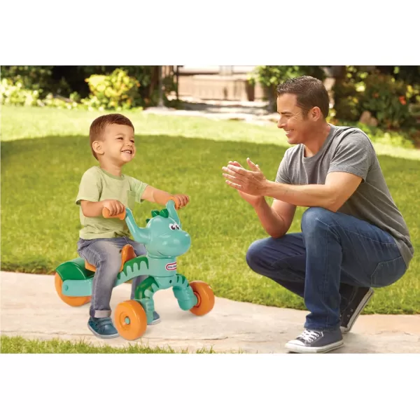 imageLittle Tikes Go and Grow Dino Indoor Outdoor Ride On Toy Trike for Preschool Kids  Toddlers Dinosaur Inspired Toys and Toddler Trike to Develop Motor Skills for Boys Girls Age 13 YearsMulticolor