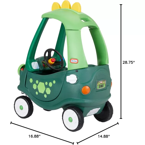 imageLittle Tikes Cozy Coupe Dinosaur  Amazon Exclusive Large GreenGreen