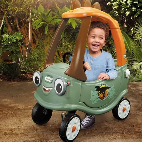 imageLittle Tikes Cozy Coupe Dinosaur  Amazon Exclusive Large GreenMulticolor