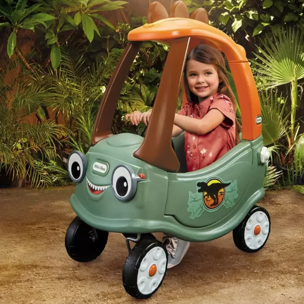 imageLittle Tikes Cozy Coupe Dinosaur  Amazon Exclusive Large GreenMulticolor