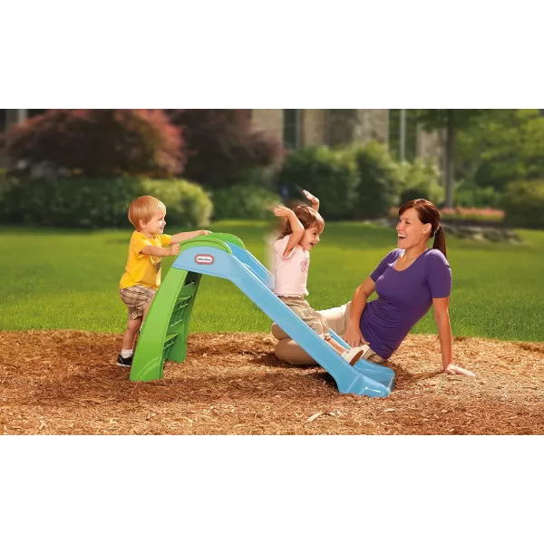 imageLittle Tikes Easy Store Large Slide  BlueGreenMulticolor