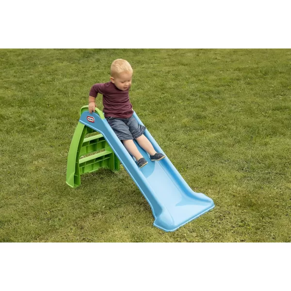 imageLittle Tikes Easy Store Large Slide  BlueGreenMulticolor