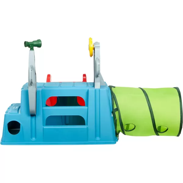 imageLittle Tikes Easy Store Slide ampamp Explore Indoor Outdoor Climber Playset for Toddlers Kids Ages 13 YearsMulticolor