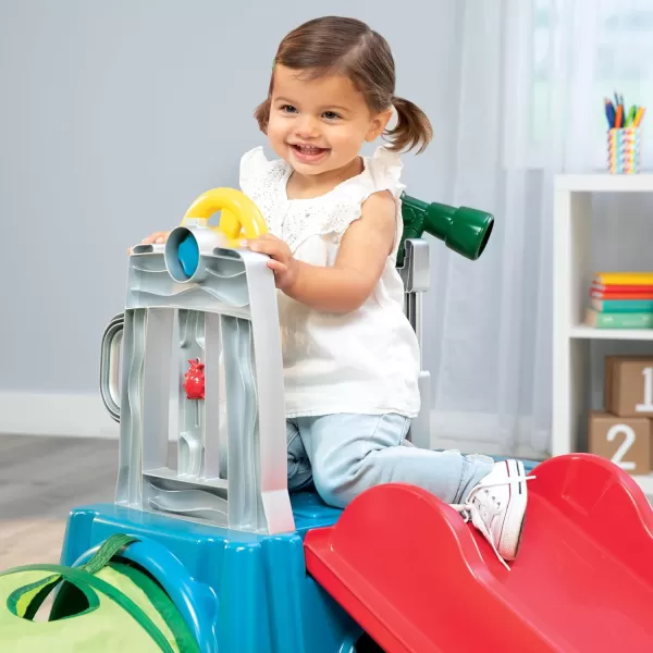 imageLittle Tikes Easy Store Slide ampamp Explore Indoor Outdoor Climber Playset for Toddlers Kids Ages 13 YearsMulticolor