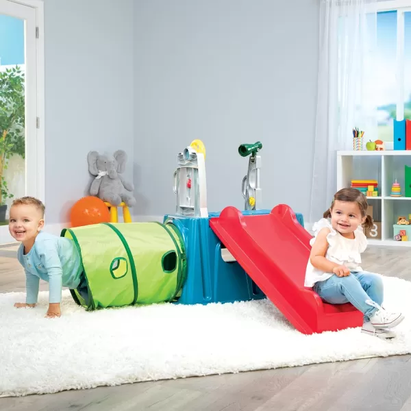 imageLittle Tikes Easy Store Slide ampamp Explore Indoor Outdoor Climber Playset for Toddlers Kids Ages 13 YearsMulticolor