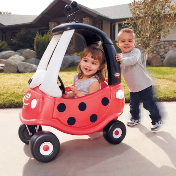 imageLittle Tikes Ladybug Cozy Coupe RideOn Car  Amazon Exclusive Multi color 91cmx75cmx42cmMulticolor