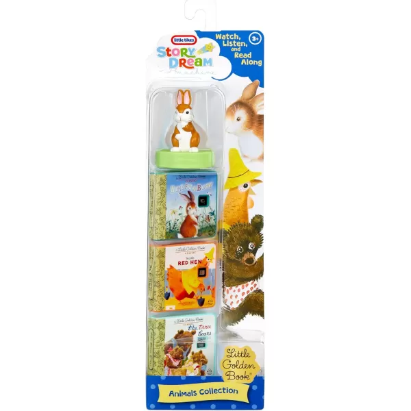 imageLittle Tikes Little Golden Books Animals Collection Storytime Books Audio Play Character Gift and Toy for Toddlers and Kids Girls Boys Ages 3 Years