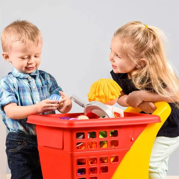 imageLittle Tikes Shopping Cart  YellowRedYellowRed