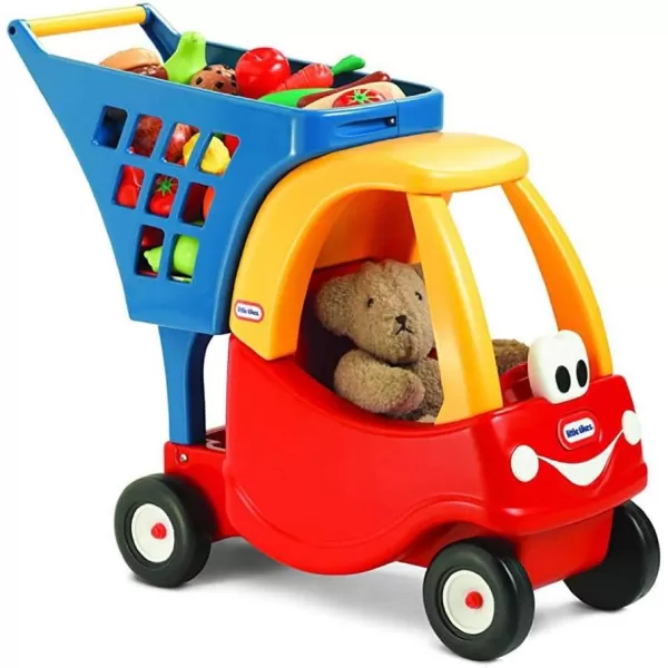 imageLittle Tikes Cozy Shopping Cart RedYellowMulticolor