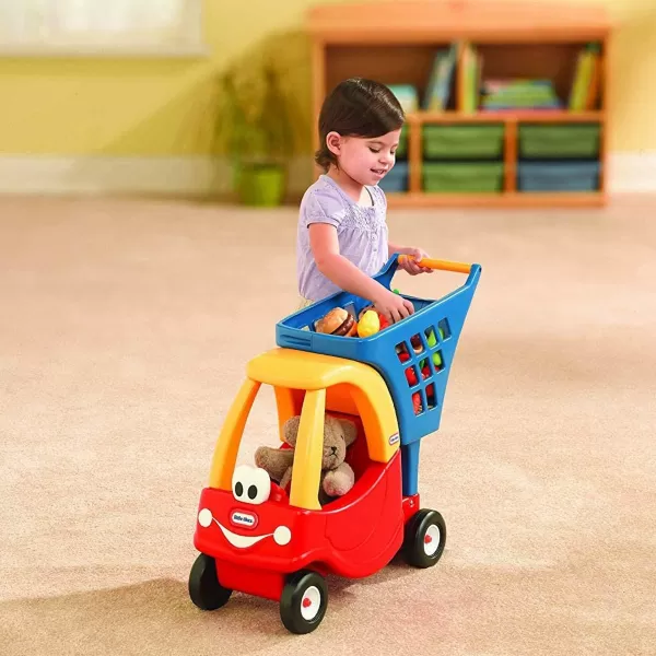 imageLittle Tikes Cozy Shopping Cart RedYellowMulticolor