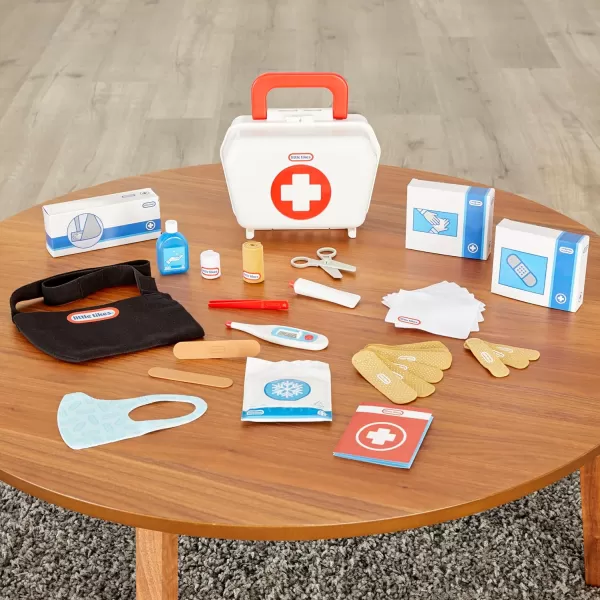 imageLittle Tikes First Aid Kit Realistic Doctor Pretend Play Toy for Kids Includes 25 Accessories Ages 3