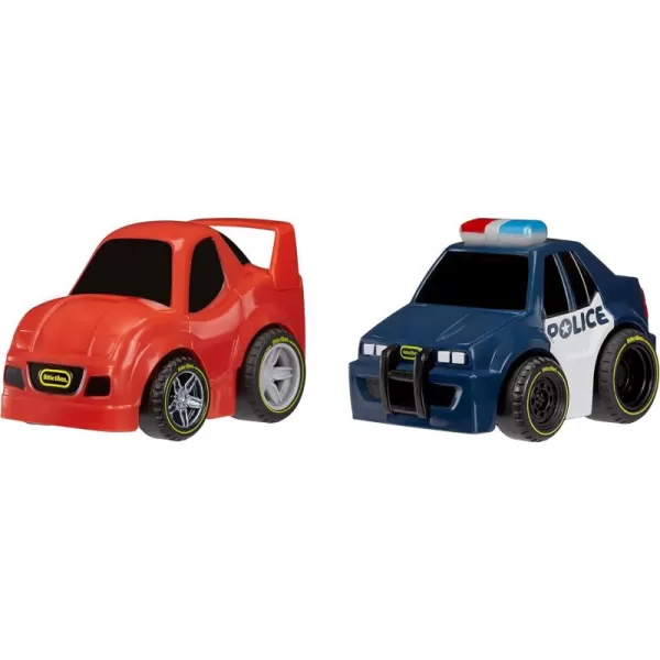 imageLittle Tikes My First Cars Crazy Fast Cars 2Pack High Speed Pursuit Police Chase Theme Pullback Toy Car Vehicle Goes up to 50 ft