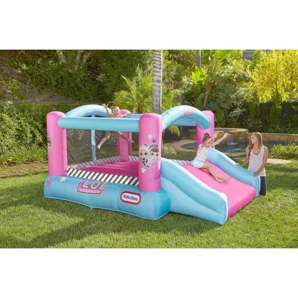 imageLOL Surprise Jump n Slide Inflatable Bounce House with Blower