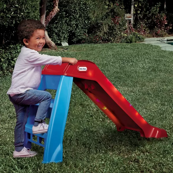 imageLittle Tikes LightUp First Slide for Kids IndoorsOutdoors  RedRed