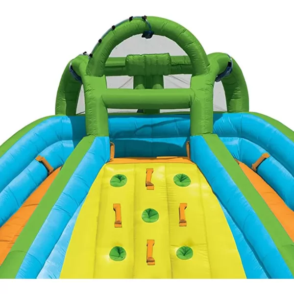 imageLittle Tikes Rocky Mountain River Race Inflatable Slide Bouncer Multicolor 16100L x 16900W x 10300H  Weight 5000lbsMulticolor