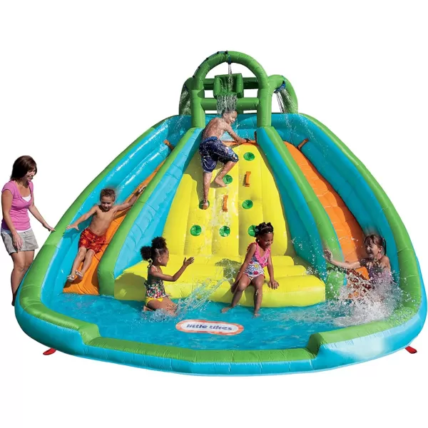 imageLittle Tikes Rocky Mountain River Race Inflatable Slide Bouncer Multicolor 16100L x 16900W x 10300H  Weight 5000lbsMulticolor