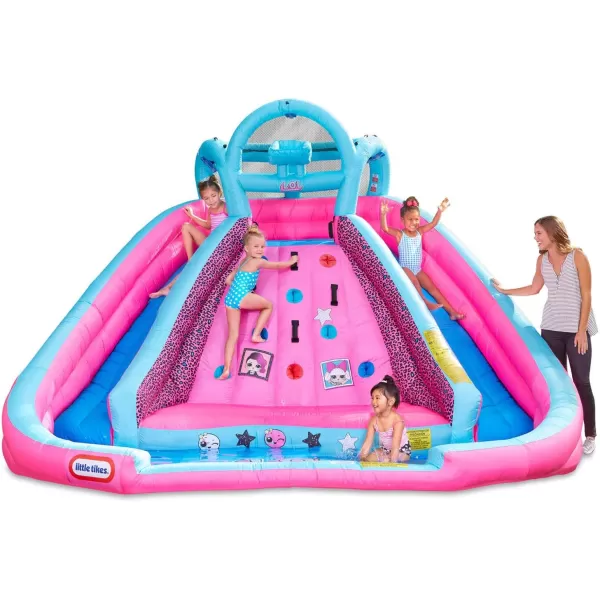 imageLittle Tikes Rocky Mountain River Race Inflatable Slide Bouncer Multicolor 16100L x 16900W x 10300H  Weight 5000lbsMulticolored