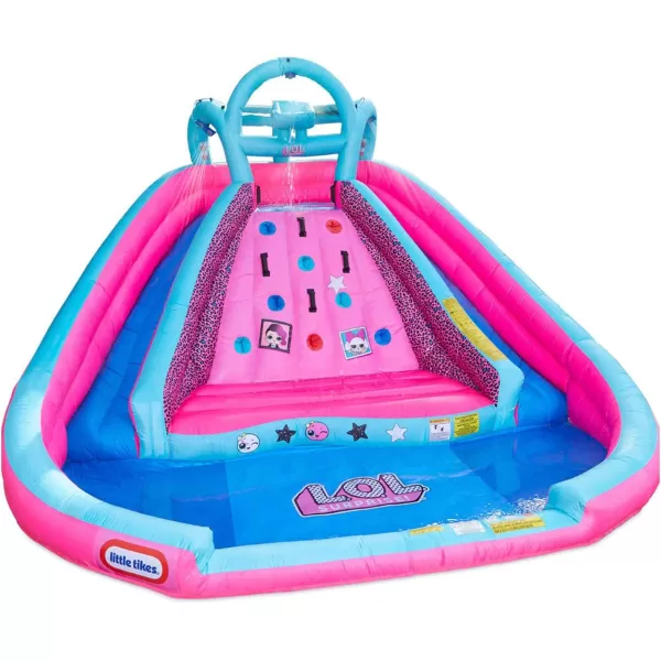 imageLittle Tikes Rocky Mountain River Race Inflatable Slide Bouncer Multicolor 16100L x 16900W x 10300H  Weight 5000lbsMulticolored