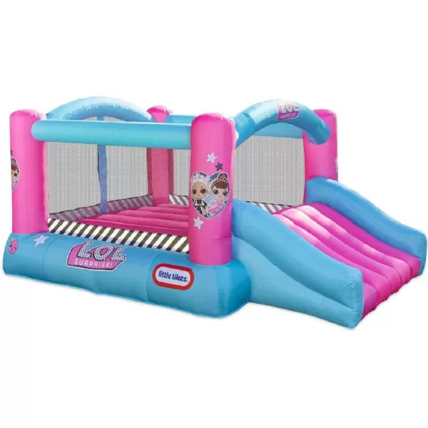 imageLOL Surprise Jump n Slide Inflatable Bounce House with Blower