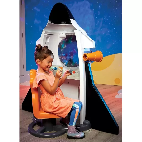 imageLittle Tikes Adventure Rocket Realistic Space Astronaut Pretend Role Play for Kids Boys Girls 26 Years Old 40 x 18 x 18 inches