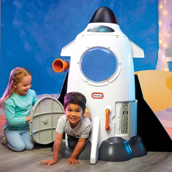 imageLittle Tikes Adventure Rocket Realistic Space Astronaut Pretend Role Play for Kids Boys Girls 26 Years Old 40 x 18 x 18 inches