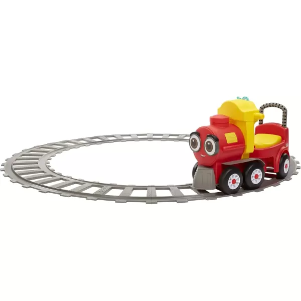 imageLittle Tikes Cozy Train Scoot RideOn with Track Under Seat Storage and Working Bell for Indoor ampamp Outdoor Train Themed Play for Preschool Kids Boys Girls Ages 15 Years