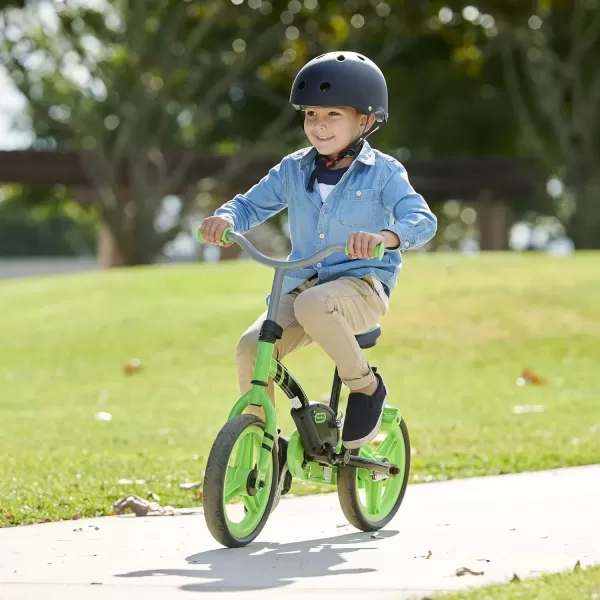 imageLittle Tikes My First BalancetoPedal Training Bike for Kids in Green Ages 25 Years 12Inch 649615CMulticolor