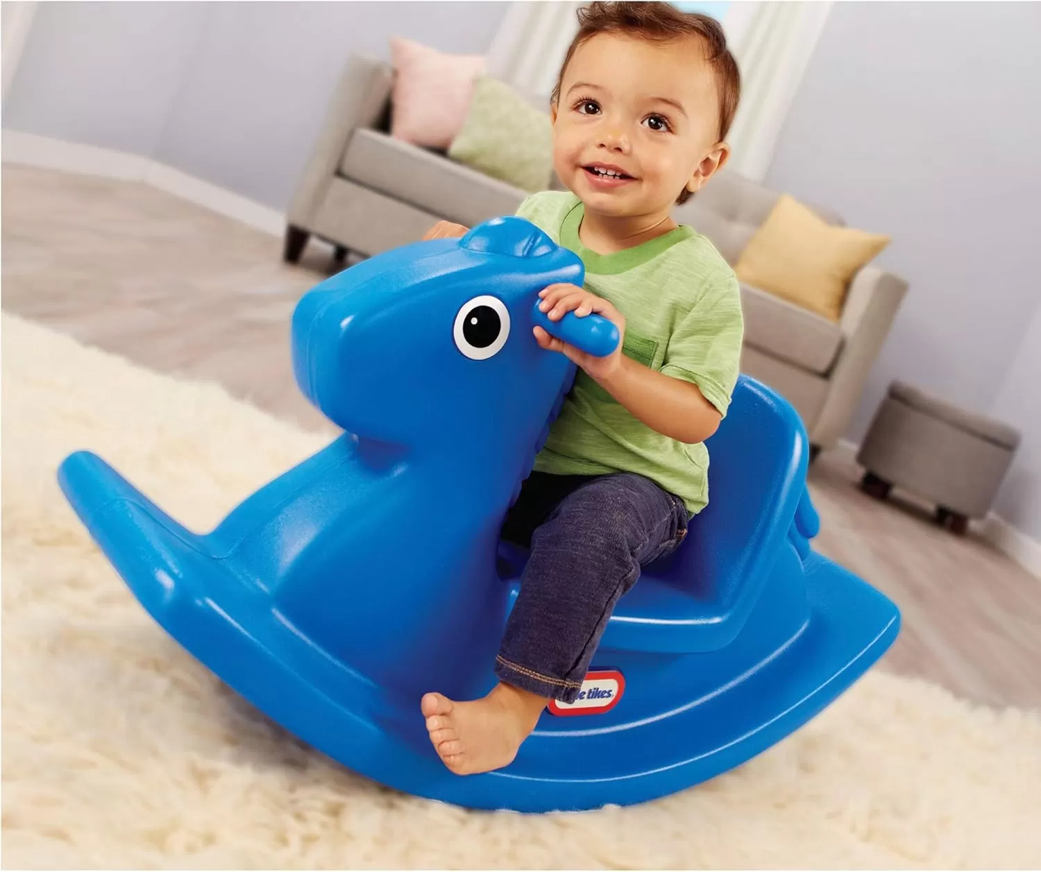 imageLittle Tikes Rocking Horse Blue 3300 L x 1000 W x 1750 H InchesBlue
