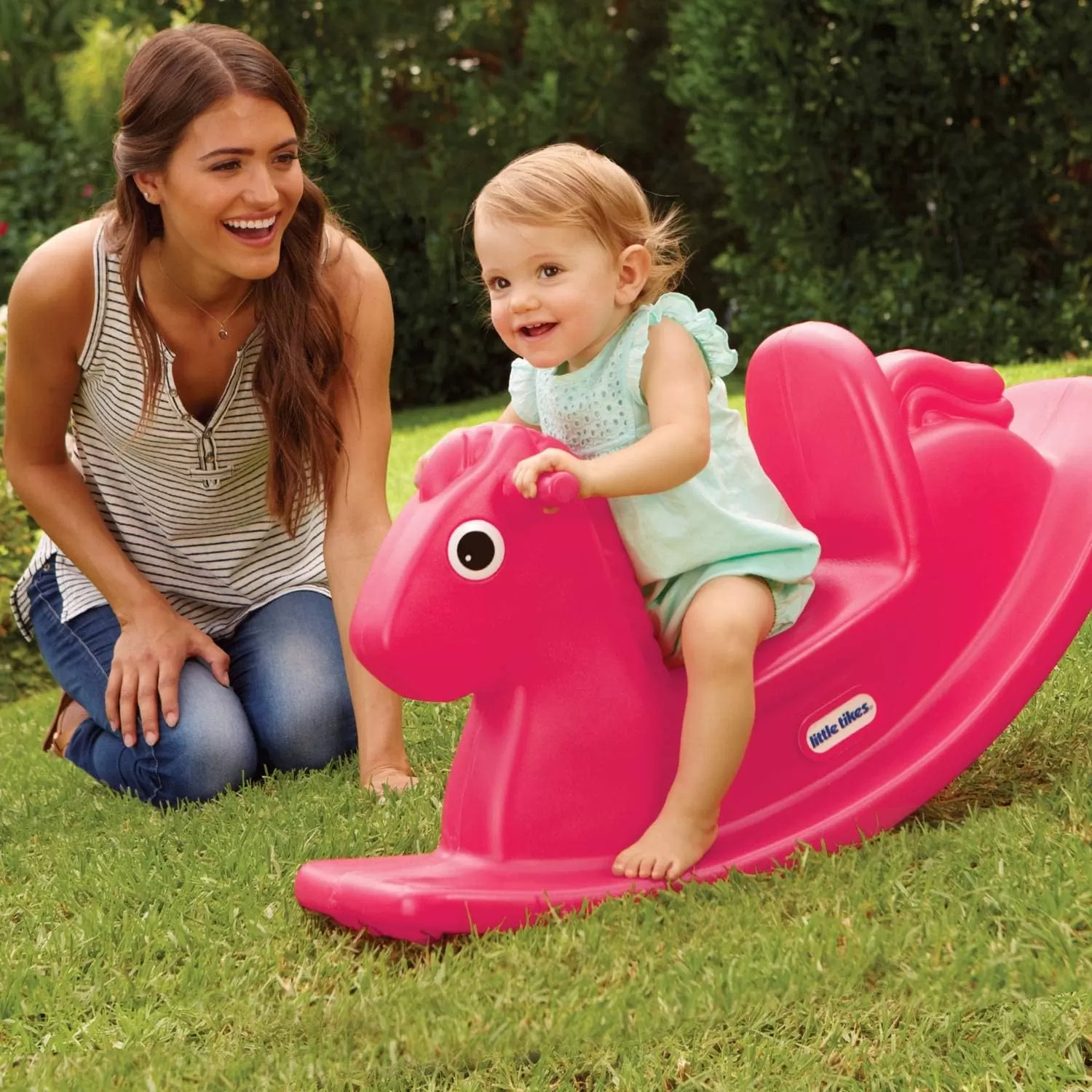 imageLittle Tikes Rocking Horse Blue 3300 L x 1000 W x 1750 H InchesMagenta