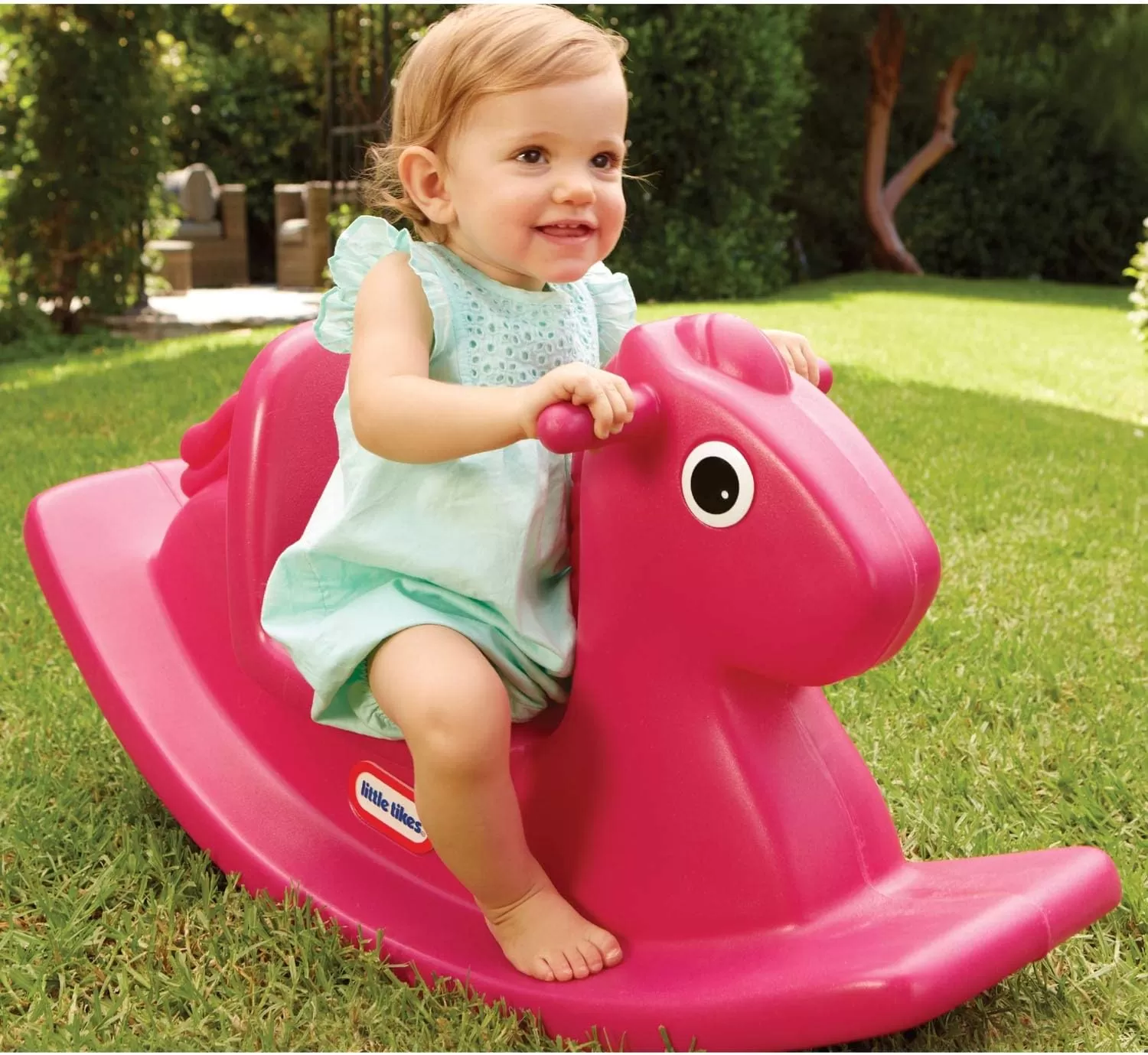imageLittle Tikes Rocking Horse Blue 3300 L x 1000 W x 1750 H InchesMagenta