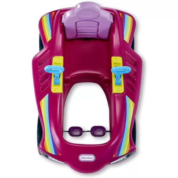 imageLittle Tikes Jett Car Racer Pink Ride On Car with Adjustable Seat Back Dual Handle Rear Wheel Steering Racing Control Kid Powered Fun Great Gift for Kids Toys for Girls Boys Ages 310 Years Large Muticolor