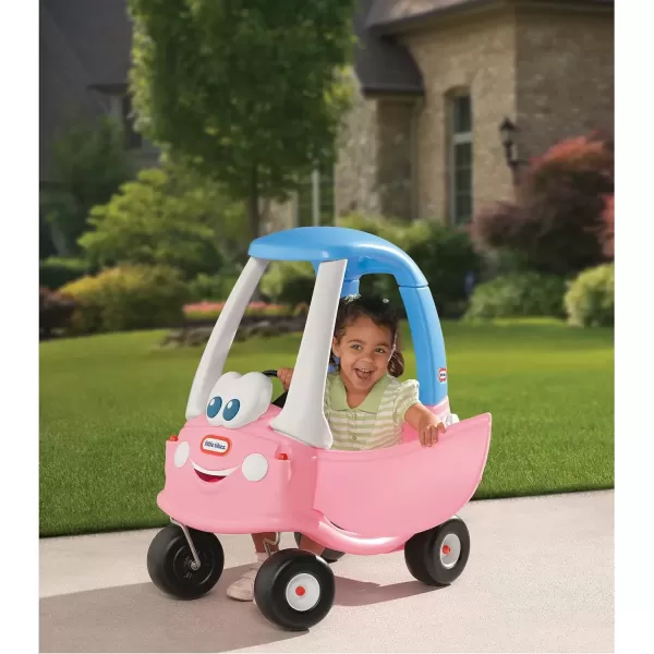 imageLittle Tikes Princess Cozy Coupe  30th Anniversary WhiteBluePink 295 x 165 x 335 inchesPrincess Coupe