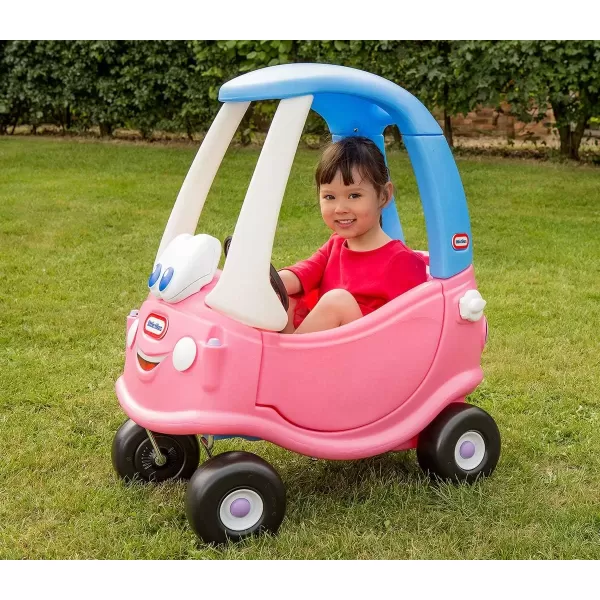 imageLittle Tikes Princess Cozy Coupe  30th Anniversary WhiteBluePink 295 x 165 x 335 inchesPrincess Coupe