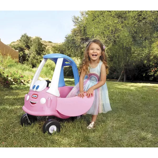 imageLittle Tikes Princess Cozy Coupe  30th Anniversary WhiteBluePink 295 x 165 x 335 inchesPrincess Coupe