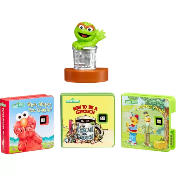 imageLittle Tikes Story Dream Machine Oscar The Grouch ampamp Friends Story Collection Storytime Book Set Books Sesame Street Audio Play Character Learning Toy Gift Toddlers and Kids Ages 3 Years