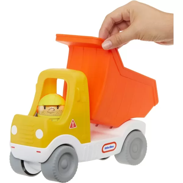 imageLittle Tikes Toddle Tots Haul Away Dump Truck Toddler Playset Push Along Dump Truck ampamp 3 Character Figures for Pretend Play Gift and Toy for Toddlers and Kids Girls Boys Ages 15 Years