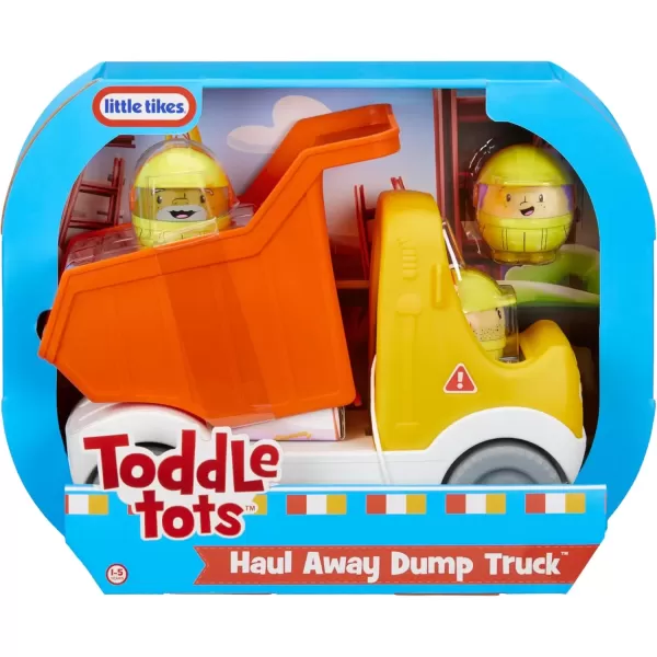 imageLittle Tikes Toddle Tots Haul Away Dump Truck Toddler Playset Push Along Dump Truck ampamp 3 Character Figures for Pretend Play Gift and Toy for Toddlers and Kids Girls Boys Ages 15 Years