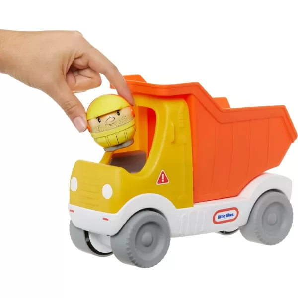 imageLittle Tikes Toddle Tots Haul Away Dump Truck Toddler Playset Push Along Dump Truck ampamp 3 Character Figures for Pretend Play Gift and Toy for Toddlers and Kids Girls Boys Ages 15 Years