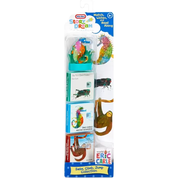 imageLittle Tikes World of Eric Carle Swim Climb Crawl Collection Storytime Books Audio Play Character Gift and Toy for Toddlers and Kids Girls Boys Ages 3 Years